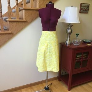 Lilly Pulitzer 1970’s Yellow Skirt. Like new!!